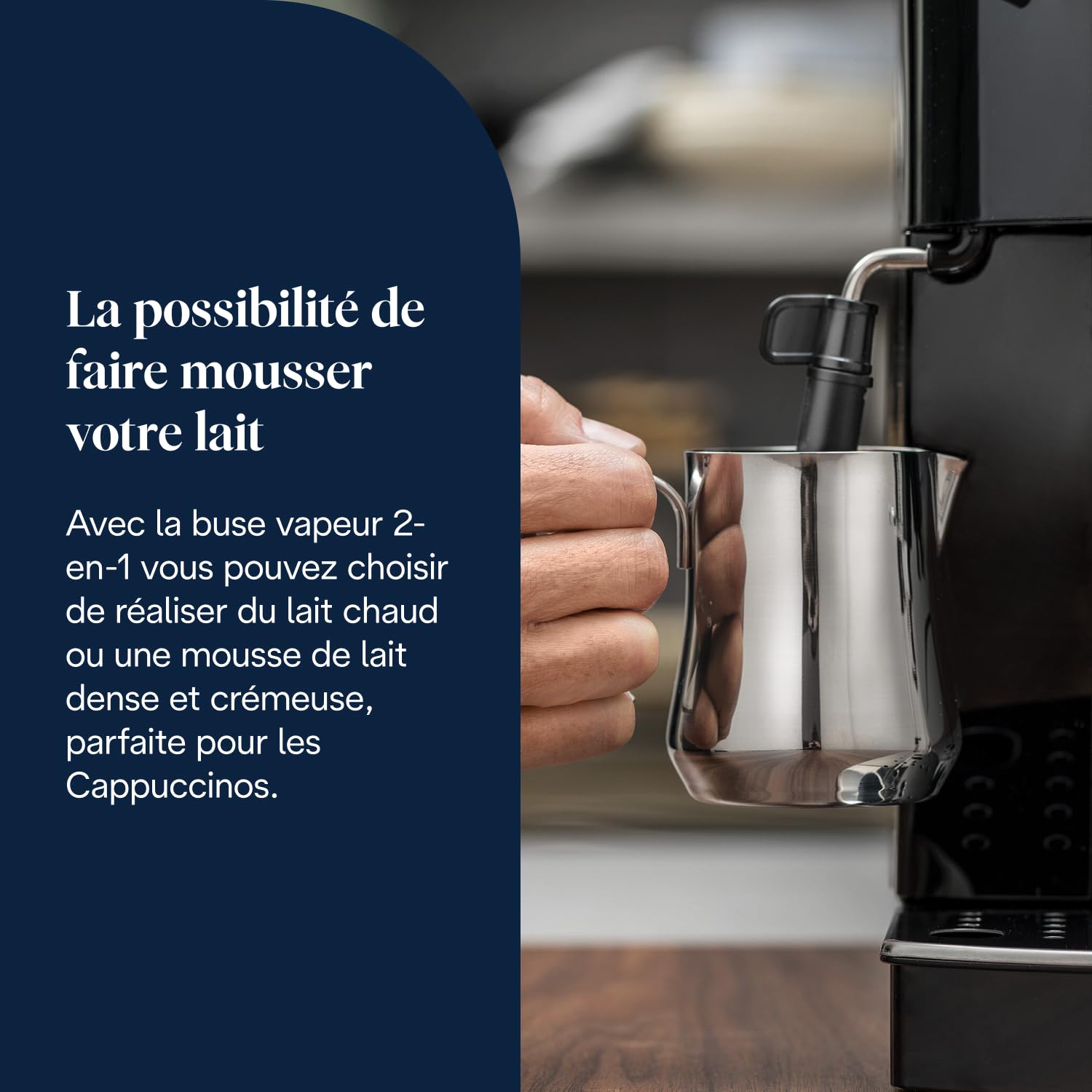 Magnifica S - Perfetto Machine à Café Automatique avec Mousseur à Lait Manuel, Noir - Exclusive at Caforio