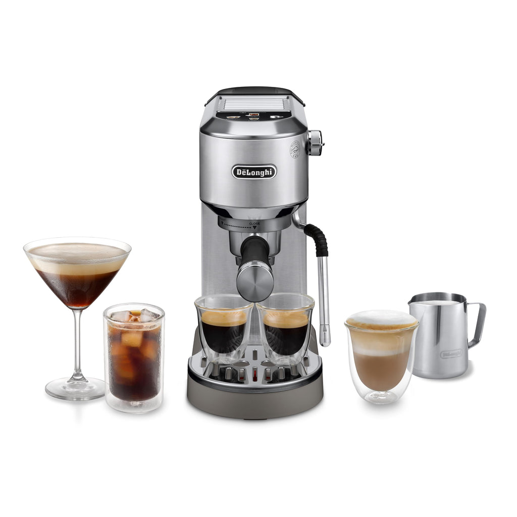 Dedica Duo Barista Machine à café avec pompe, expresso et infusion à froid, Métal - Exclusive at Caforio