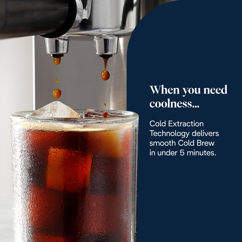 Dedica Duo Barista Machine à café avec pompe, expresso et infusion à froid, Métal - Exclusive at Caforio
