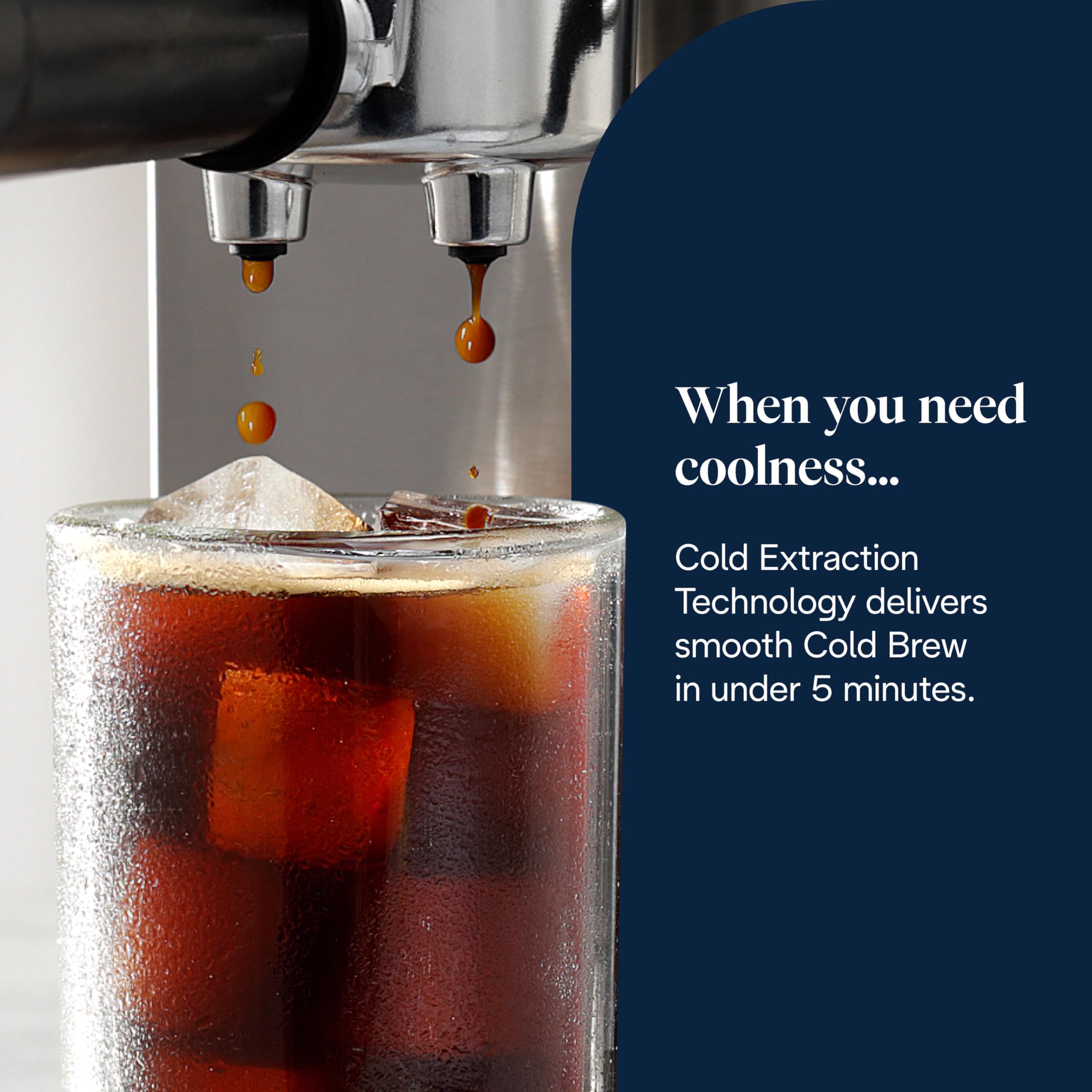 Dedica Duo Barista Machine à café avec pompe, expresso et infusion à froid, Métal - Exclusive at Caforio
